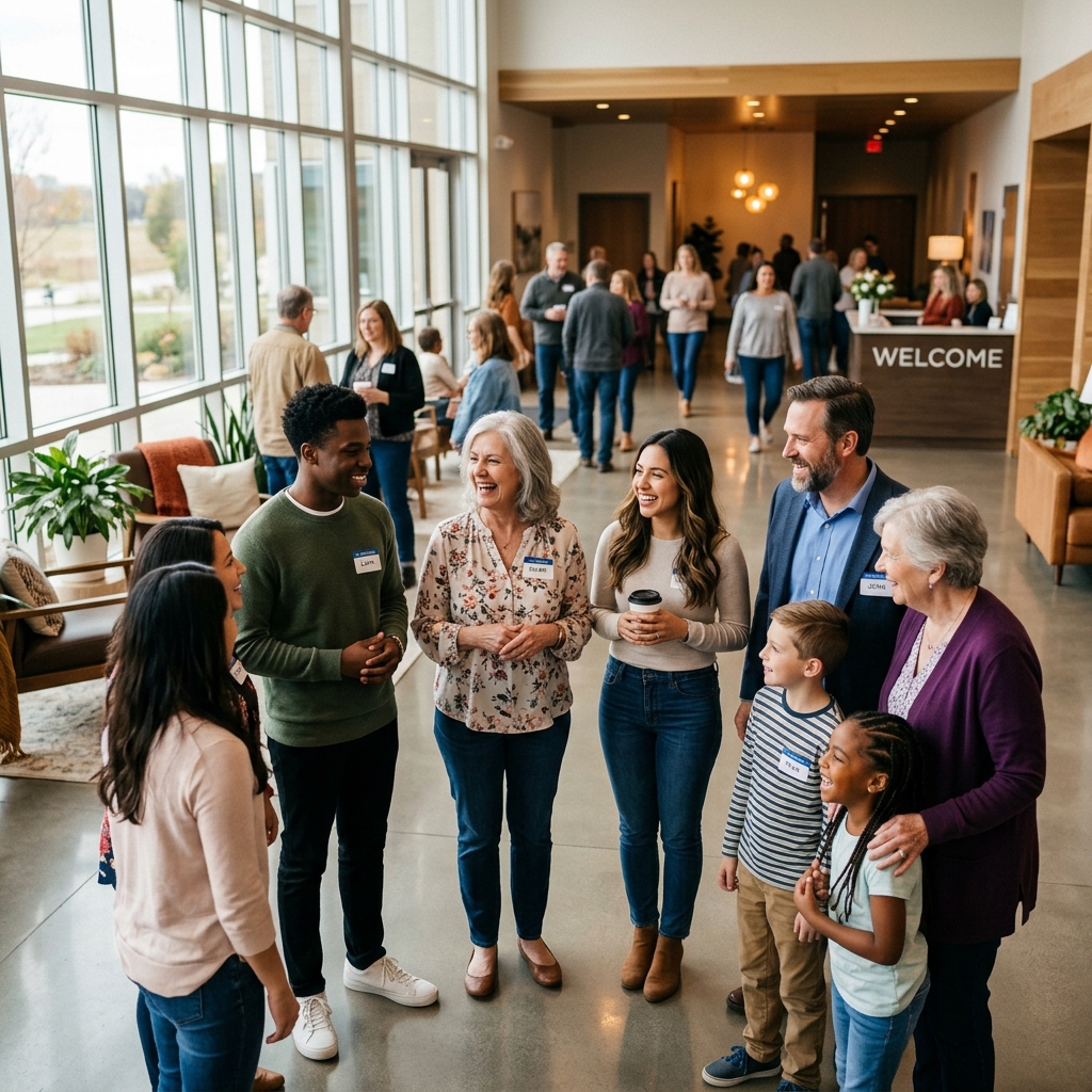 Joyful church community fellowship